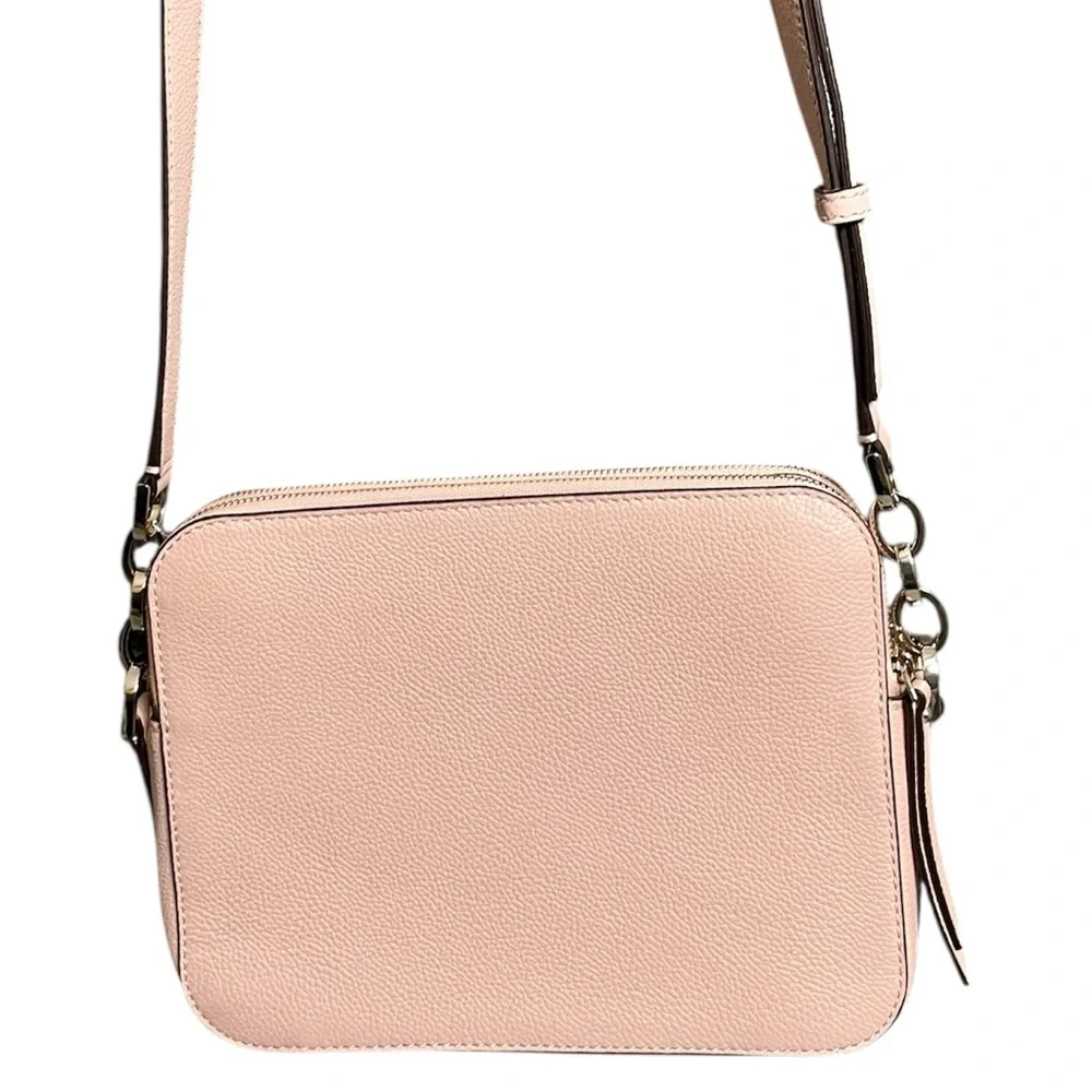 Kate Spade By the Pool Flamingo Novelty Triple Compartment Pink Crossbody Bag